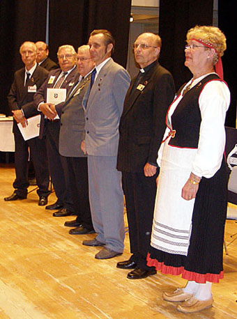 Ansiomerkkien saajia